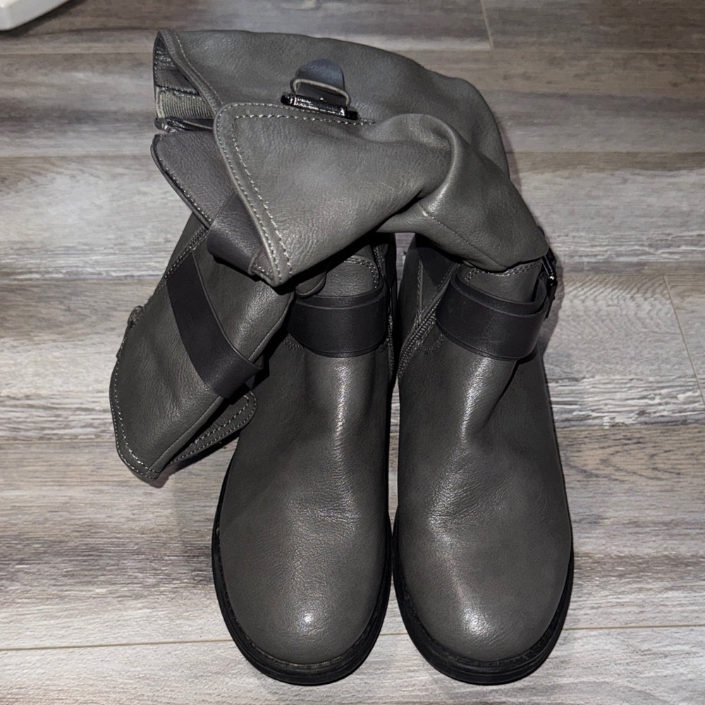 Gray Winter & Rain Boots